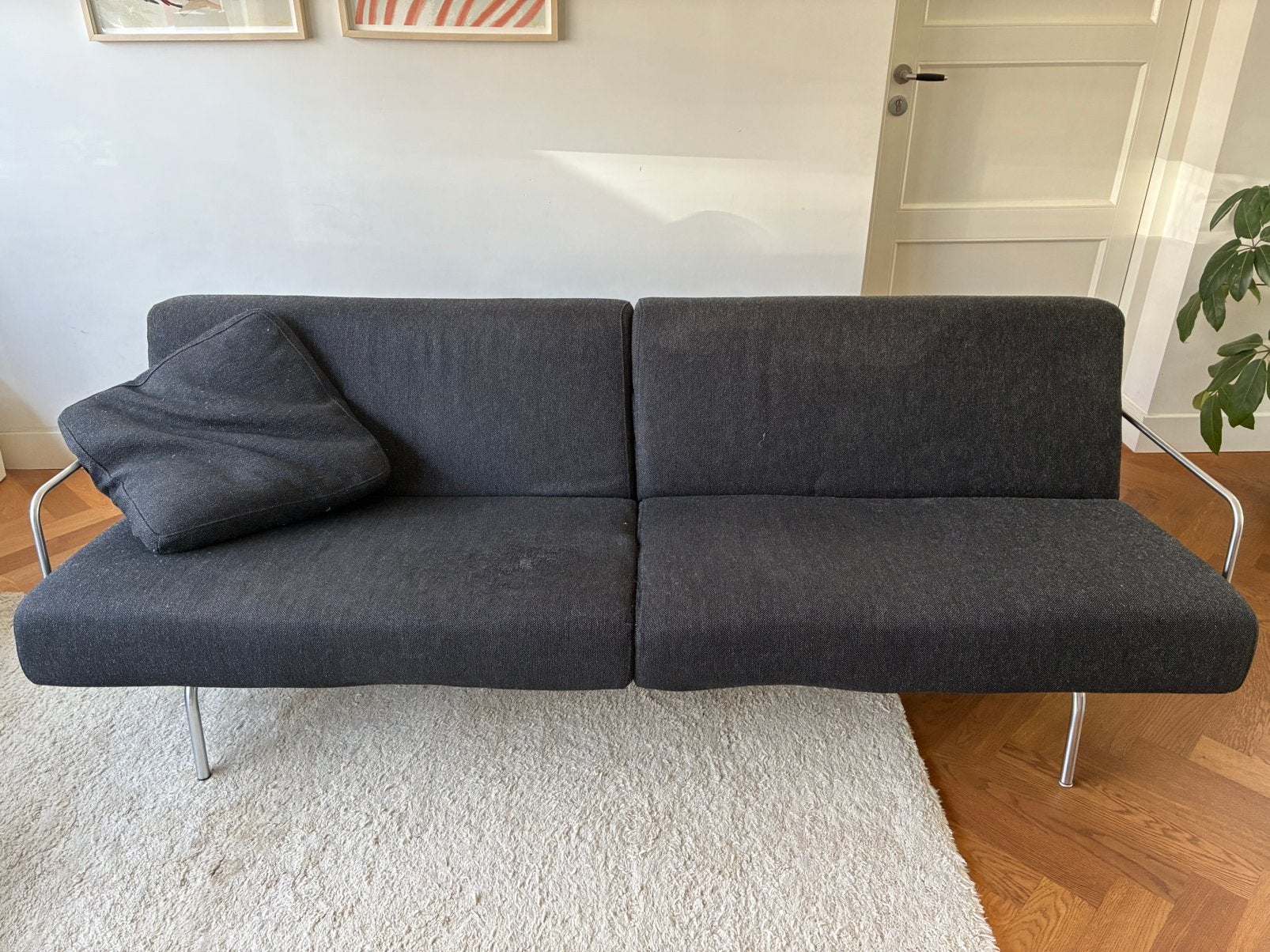 Harvink bank ‘stoorm’, Ophalen, Gebruikt, Driepersoons, 75 tot 100 cm