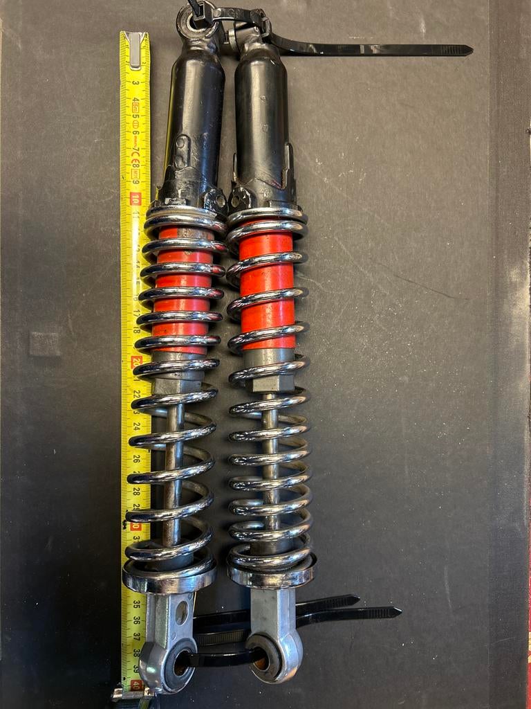 Set gebruikte verstelbare schokbrekers 6 mm veer, Ophalen of Verzenden, Gebruikt, Overige typen