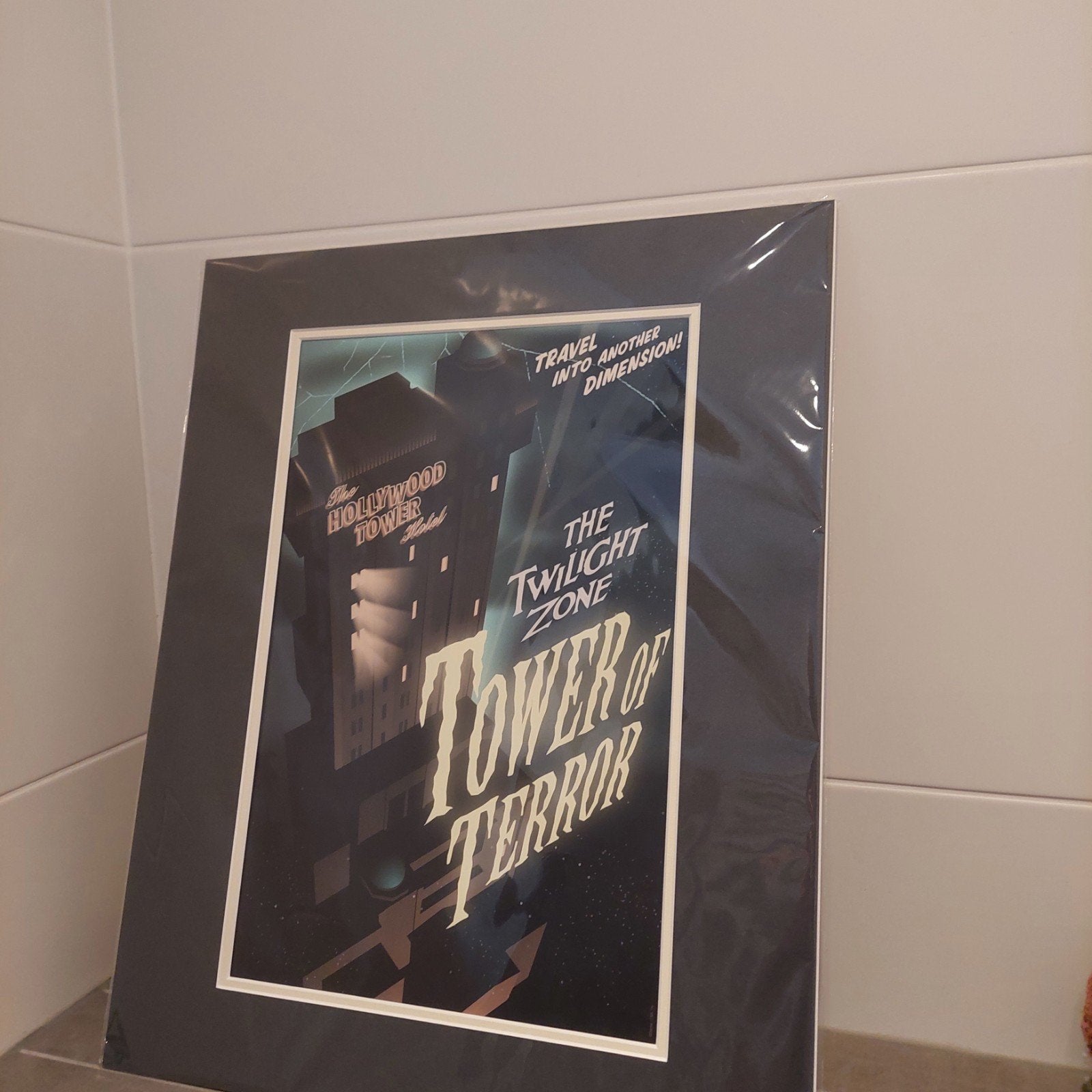 Tower of terror poster disneystore, Ophalen of Verzenden, Mickey Mouse, Plaatje of Poster