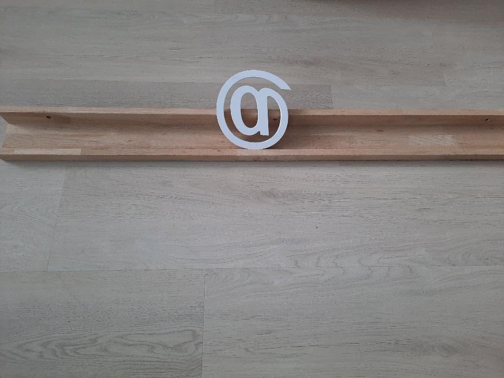 Eikenhout lijst houder/plank 120, Huis en Inrichting, Woonaccessoires | Lijsten, Ophalen, Minder dan 50 cm, Zo goed als nieuw