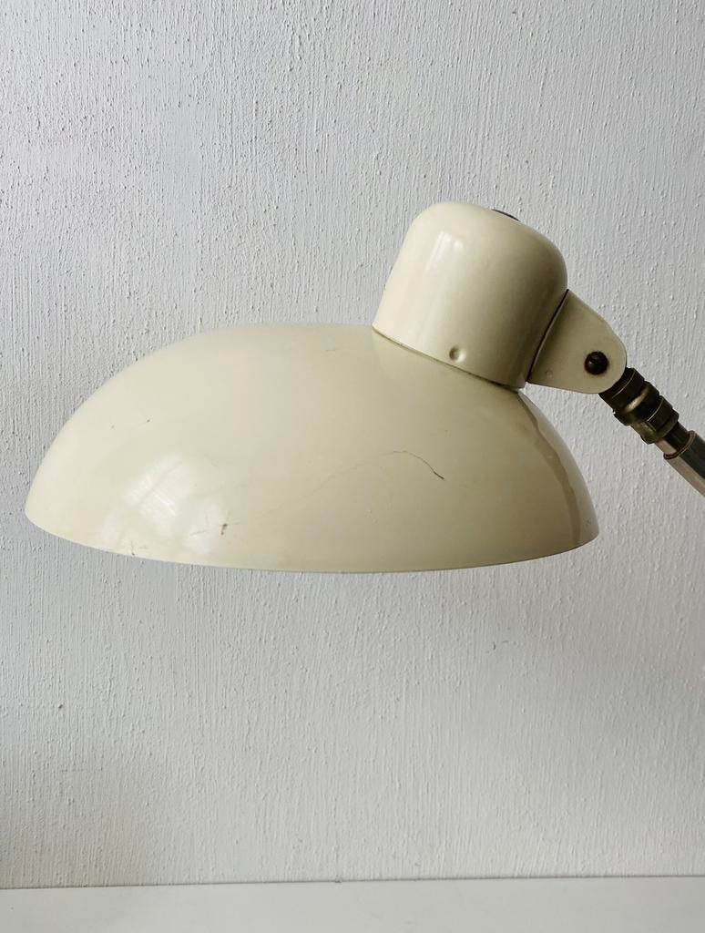 SIS wit metalen tafellamp , jaren 50, Ophalen of Verzenden