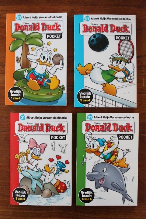Donald Duck Albert Heijn verzamelcollectie (2020) deel 1-4, Complete serie of reeks, Ophalen of Verzenden, Zo goed als nieuw