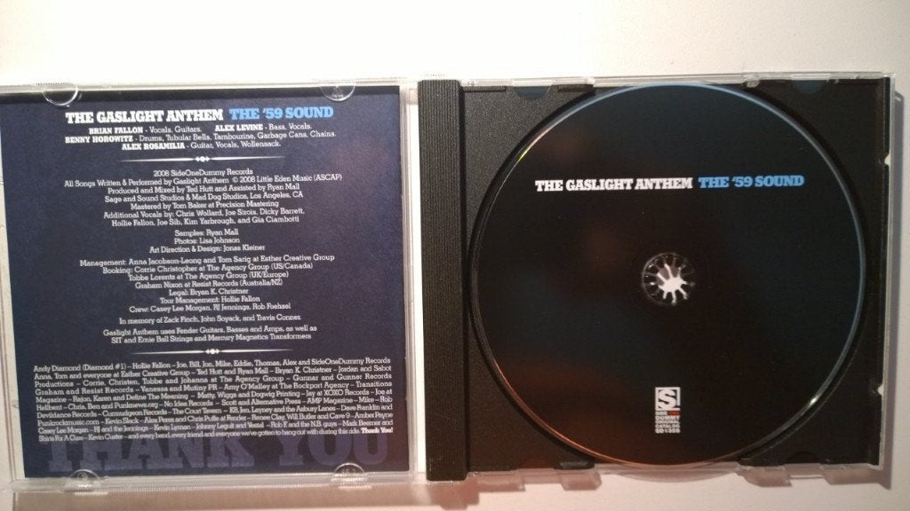 The Gaslight Anthem - The '59 Sound, Ophalen of Verzenden, Zo goed als nieuw, Poprock, Album