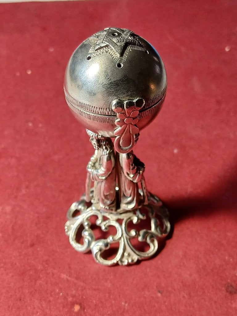Besamim kruidenhouder zilver , ong.1890, Antiek en Kunst, Ophalen of Verzenden, Zilver