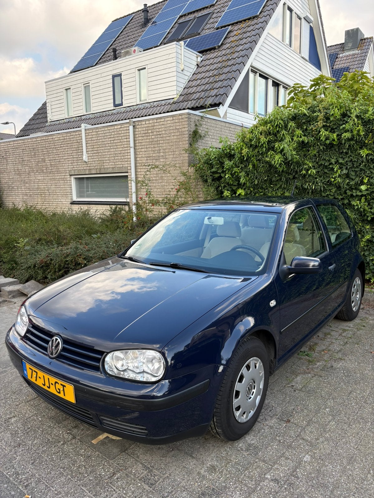 Volkswagen Golf 1.4 55KW 2002 Blauw, Auto's, Voorwielaandrijving, 15 km/l, 74 pk, Beige