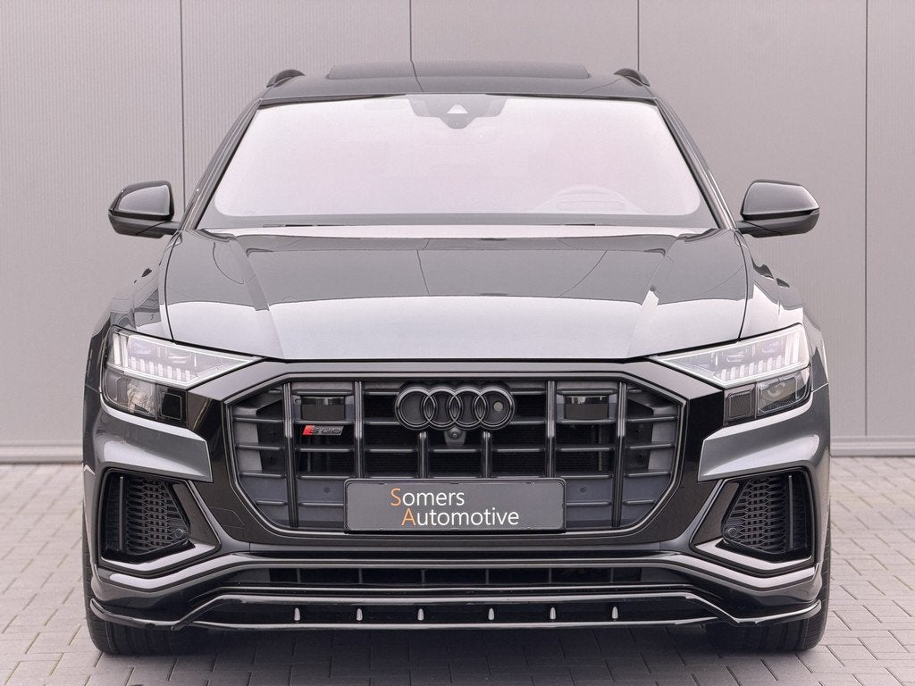 Audi SQ8 4.0 TDI quattro | Panorama | Soft Close | Nachtzich, Auto's, Audi, Gebruikt, 8 cilinders, Leder, Vierwielaandrijving