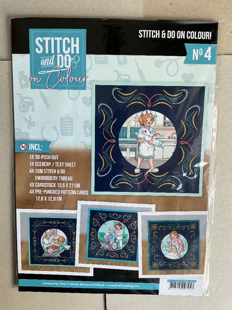 Stitch and do on colour (4), Hobby en Vrije tijd, Kaarten | Zelf maken, Ophalen of Verzenden, Nieuw, Overige thema's, Overige typen