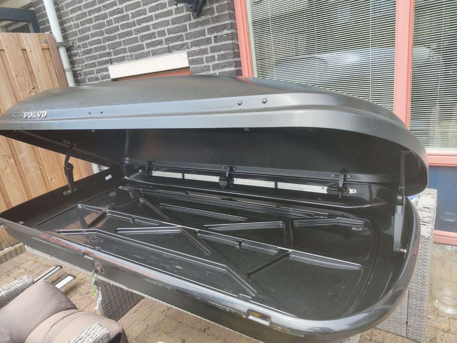 Volvo Dakkoffer met Dakdragers, Auto diversen, Dakkoffers, Gebruikt, Ophalen