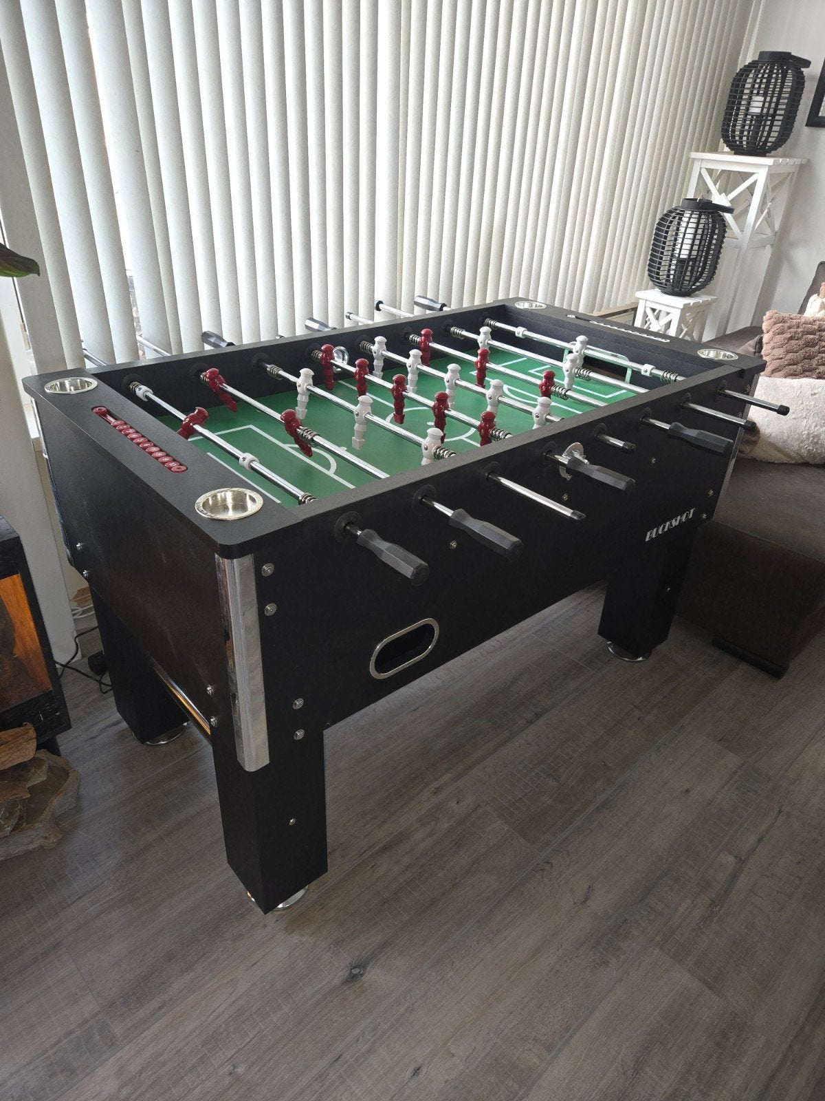 BuckShot Master League Voetbaltafel - Zwart, Ophalen, Zo goed als nieuw