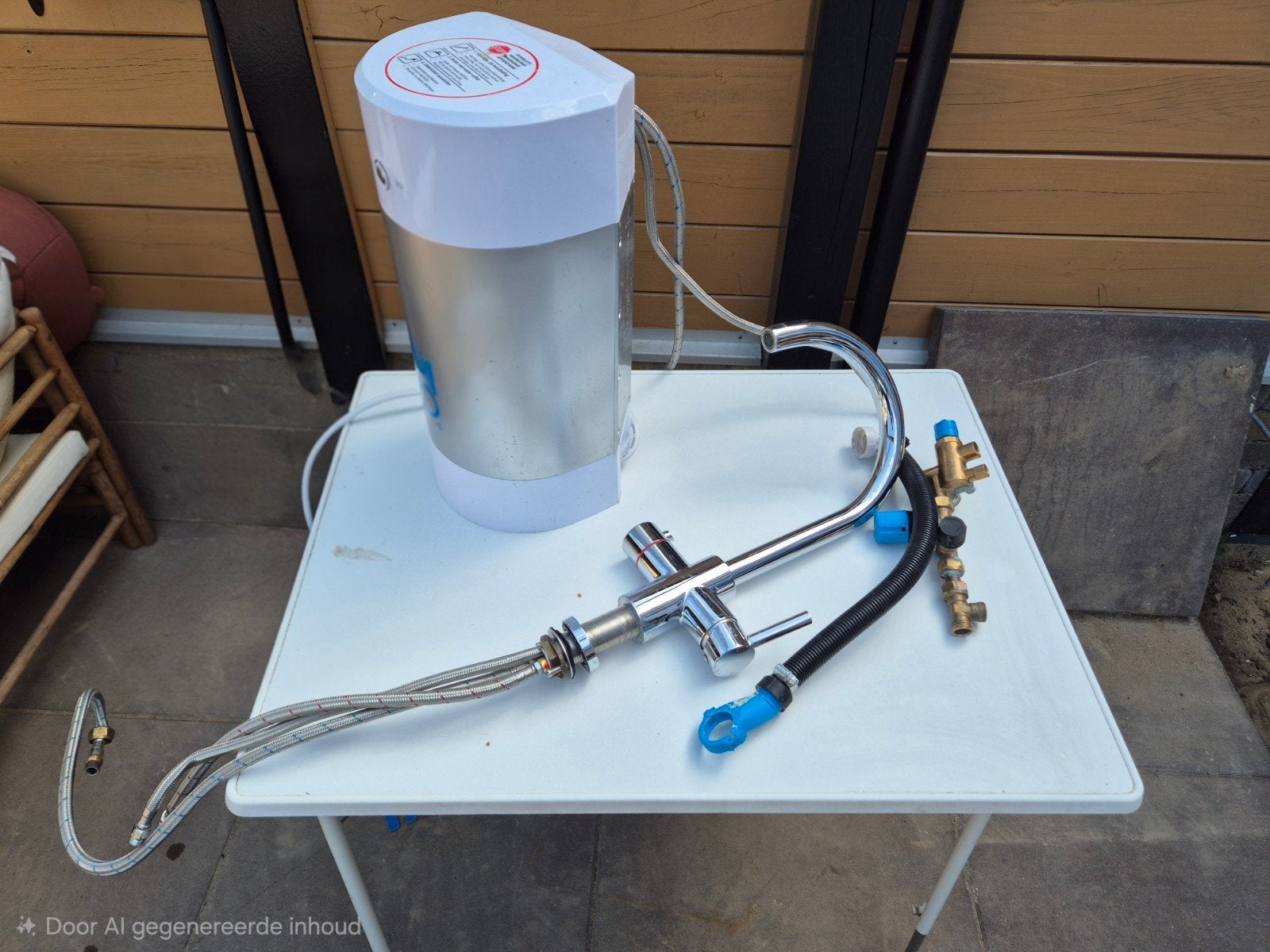 Hotto Combi 8L Arco chroom - Direct kokend water kraan, Witgoed en Apparatuur, Ophalen of Verzenden, Gebruikt