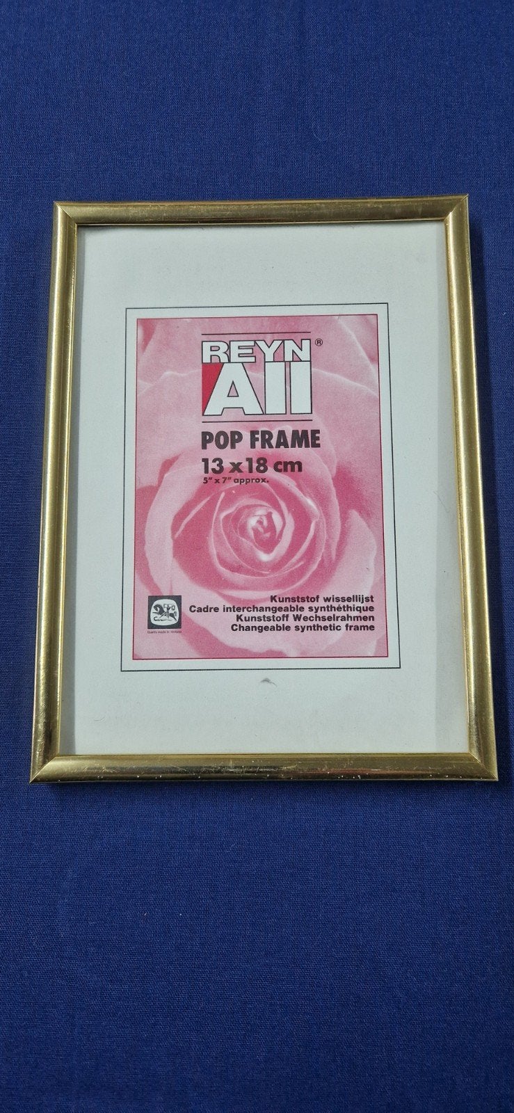 Fotolijst 13x18 cm, Ophalen of Verzenden, Zo goed als nieuw, Met glas, Fotolijst