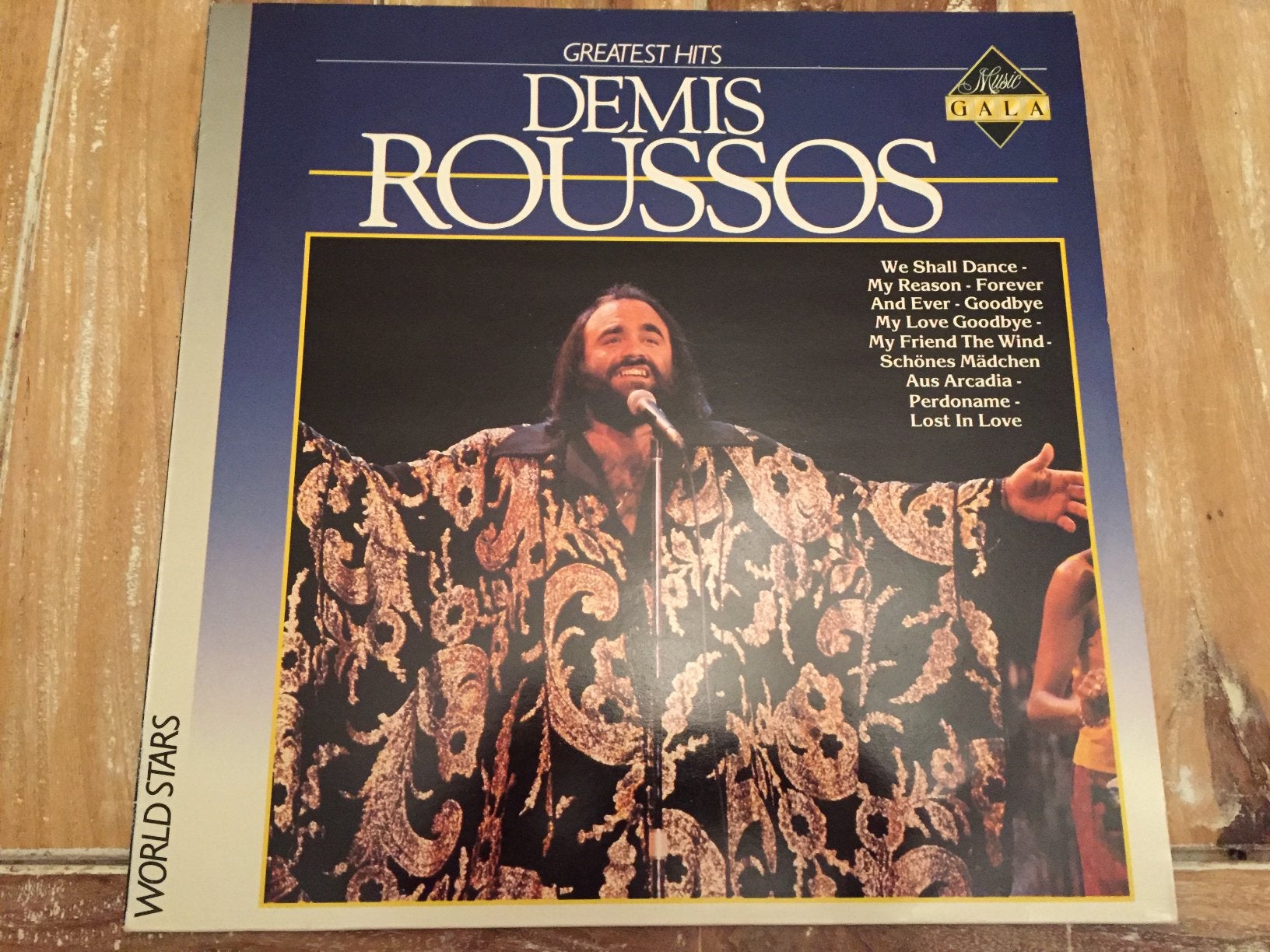 Demis Roussos - Greatest Hits vinyl lp, Cd's en Dvd's, Vinyl | Pop, Ophalen of Verzenden, Gebruikt, LP
