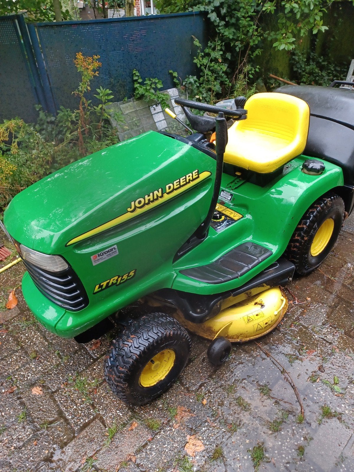 John Deere LTR155 Zitmaaier - Krachtige Benzine Grasmaaier, John Deere, Cirkelmaaier, Gebruikt, Ophalen of Verzenden
