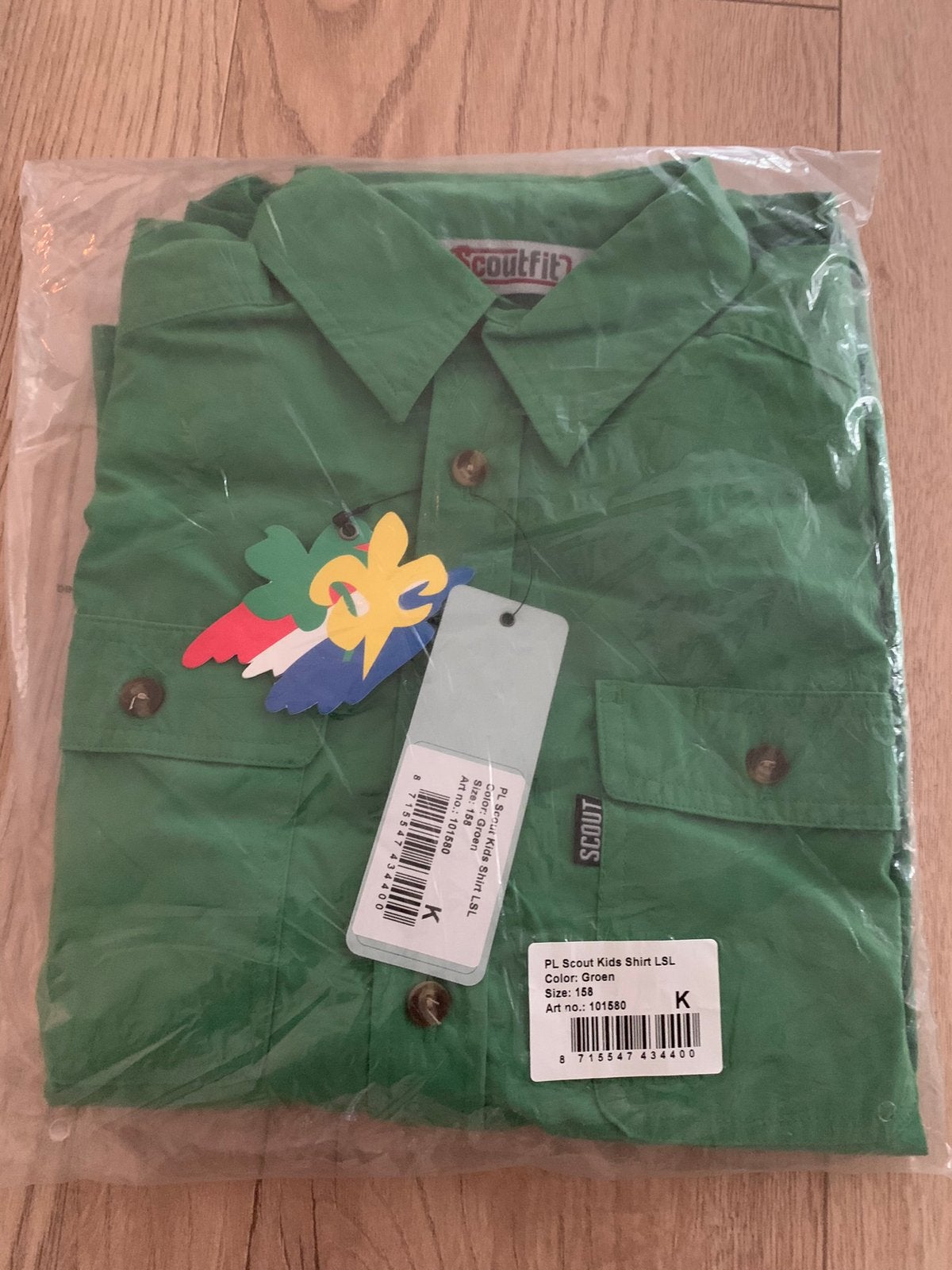 Scoutfit Blouse Nieuw mt 158, Ophalen of Verzenden, Nieuw, Blauw
