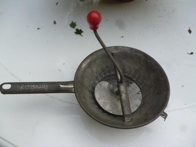 2 zinken antieke roerzeven Ø 18 cm, Ophalen of Verzenden