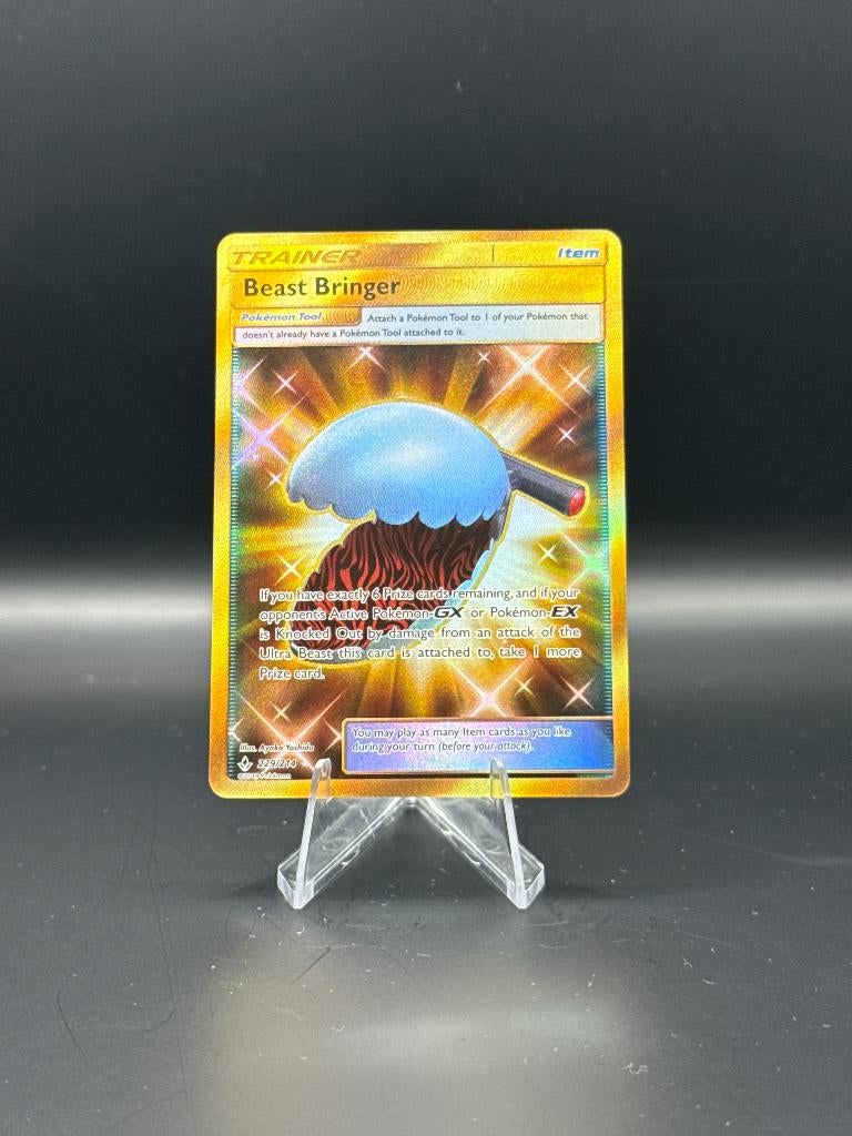 Beast Bringer Gold	229/214	Engels	NM | Pokemon, Ophalen of Verzenden, Nieuw, Losse kaart, Foil