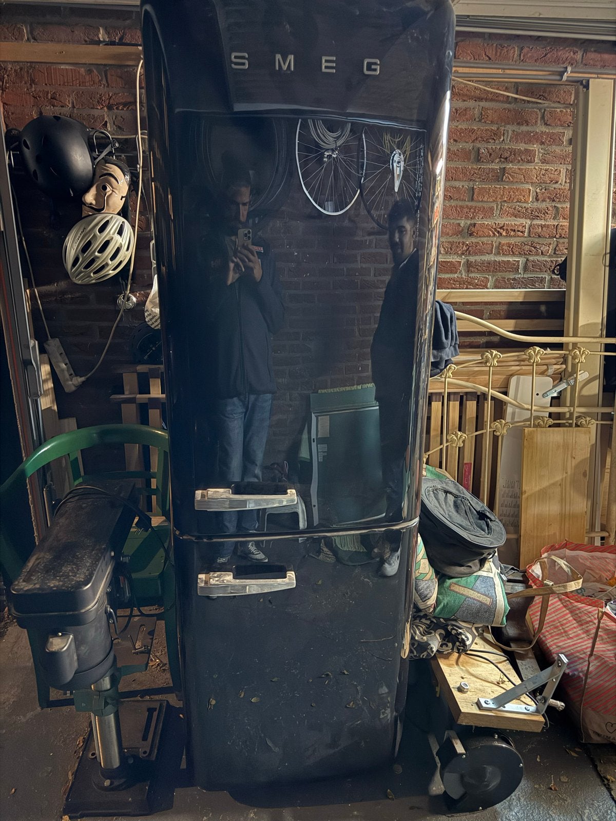 SMEG FAB32RNEN1 Koelkast met vriesvak - Werkt niet, Witgoed en Apparatuur, 200 liter of meer, 60 cm of meer, Met aparte vriezer