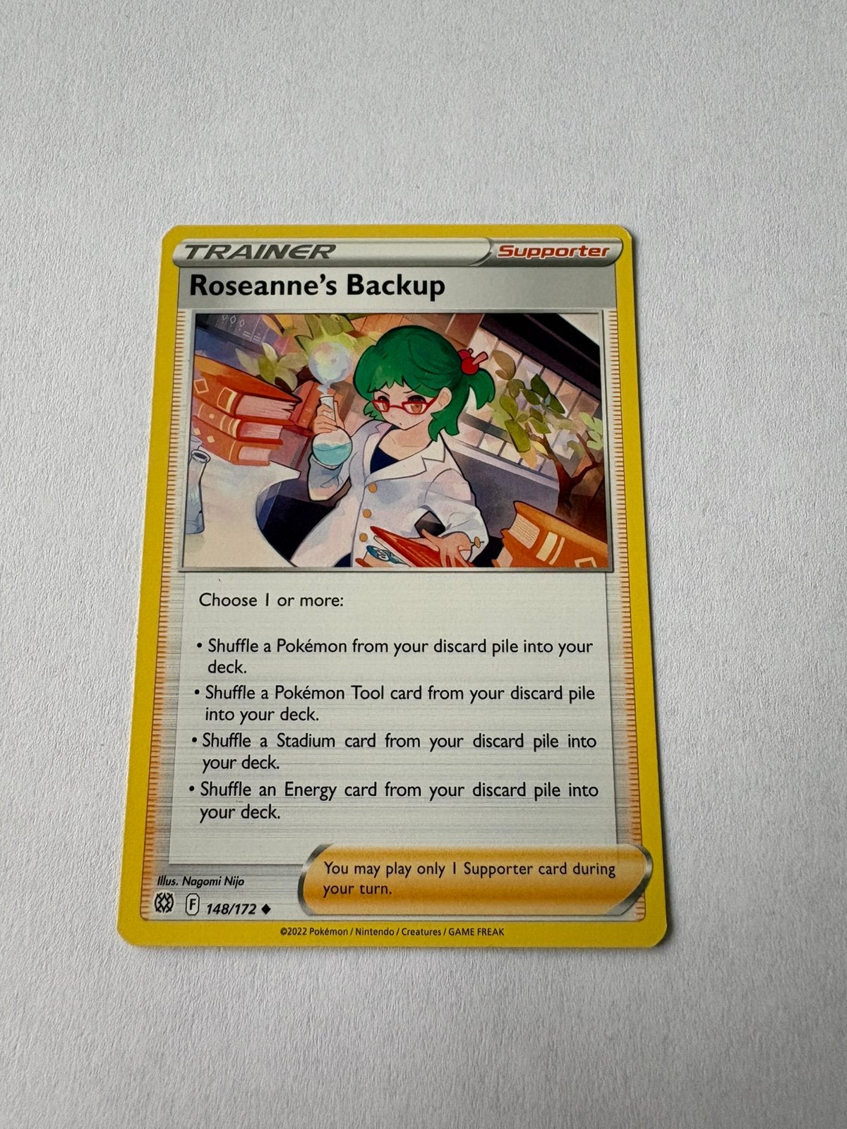 Pokémon kaart Supporter Roseanne’s Backup, Ophalen of Verzenden, Nieuw
