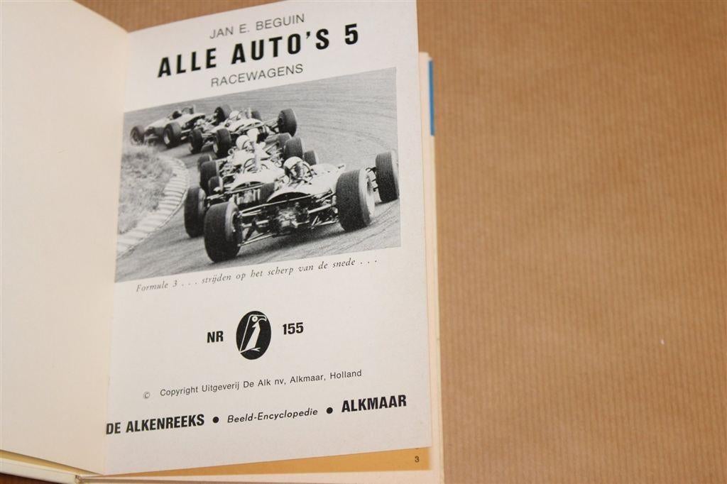 Alle Auto’s Deel 5, Racewagens — Alkenreeks 1968, Boeken, Auto's | Boeken, Ophalen of Verzenden, Gelezen, Algemeen