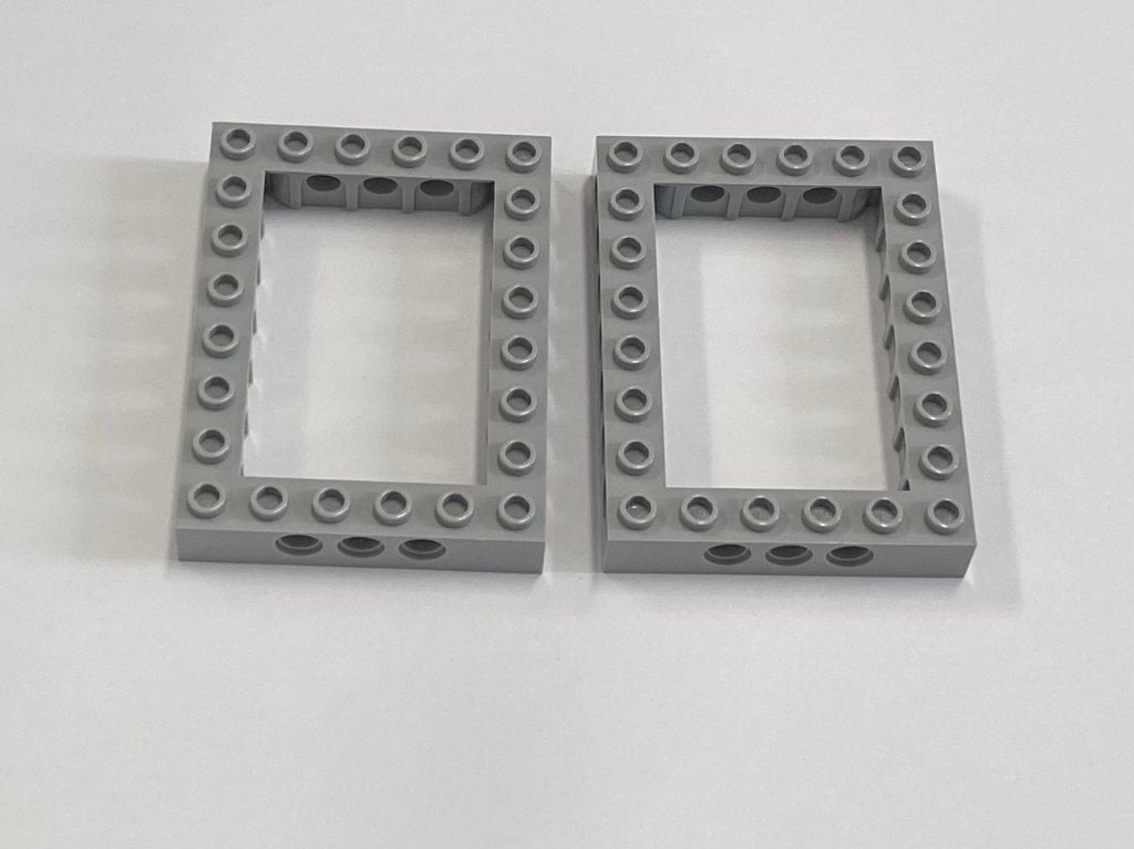 Partij 2x nieuwe 6x8 Lego Technic balken in diverse kleuren