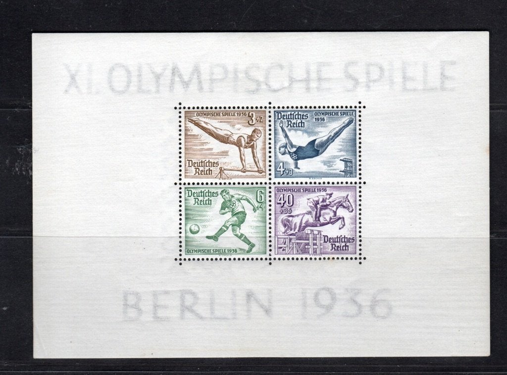 Duitse Rijk 1936 blok 5x ongebruikt, Postzegels en Munten, Ophalen of Verzenden, Overige periodes