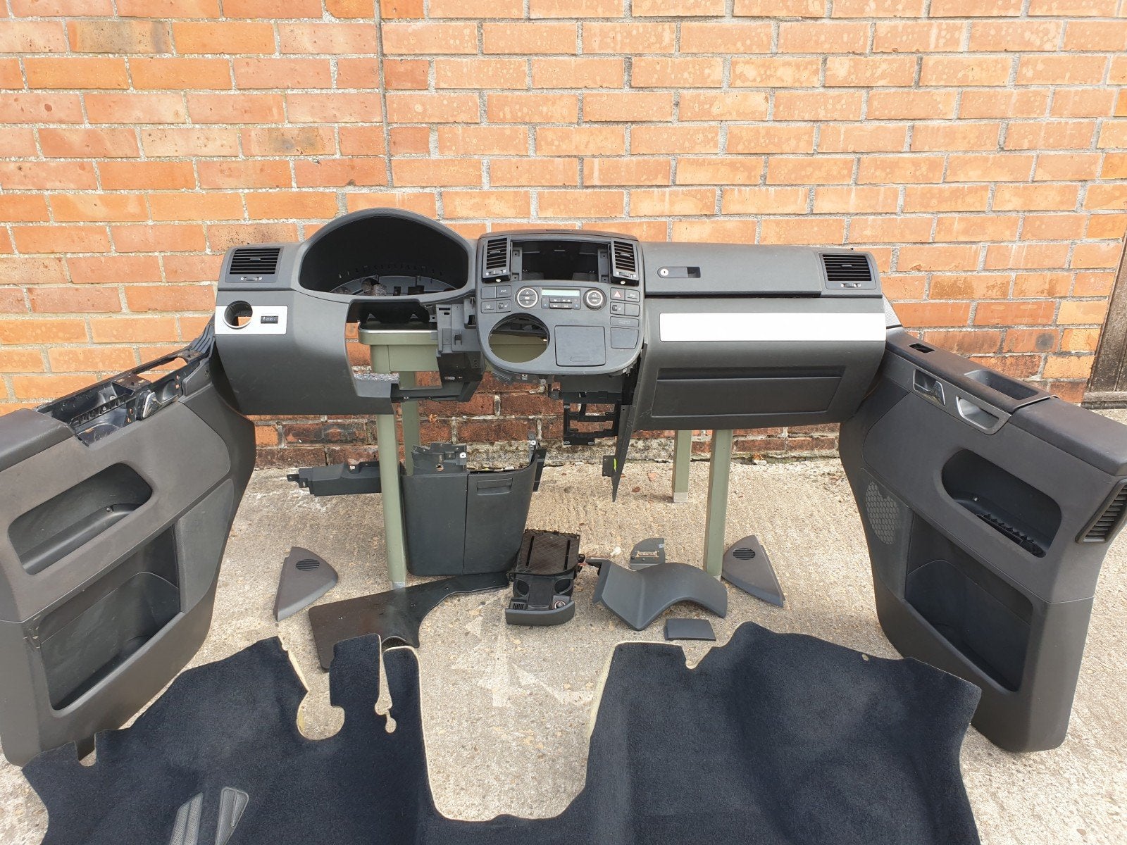 VW T5 T5.1 Multivan zwart dashboard, Ophalen, Gebruikt, Volkswagen