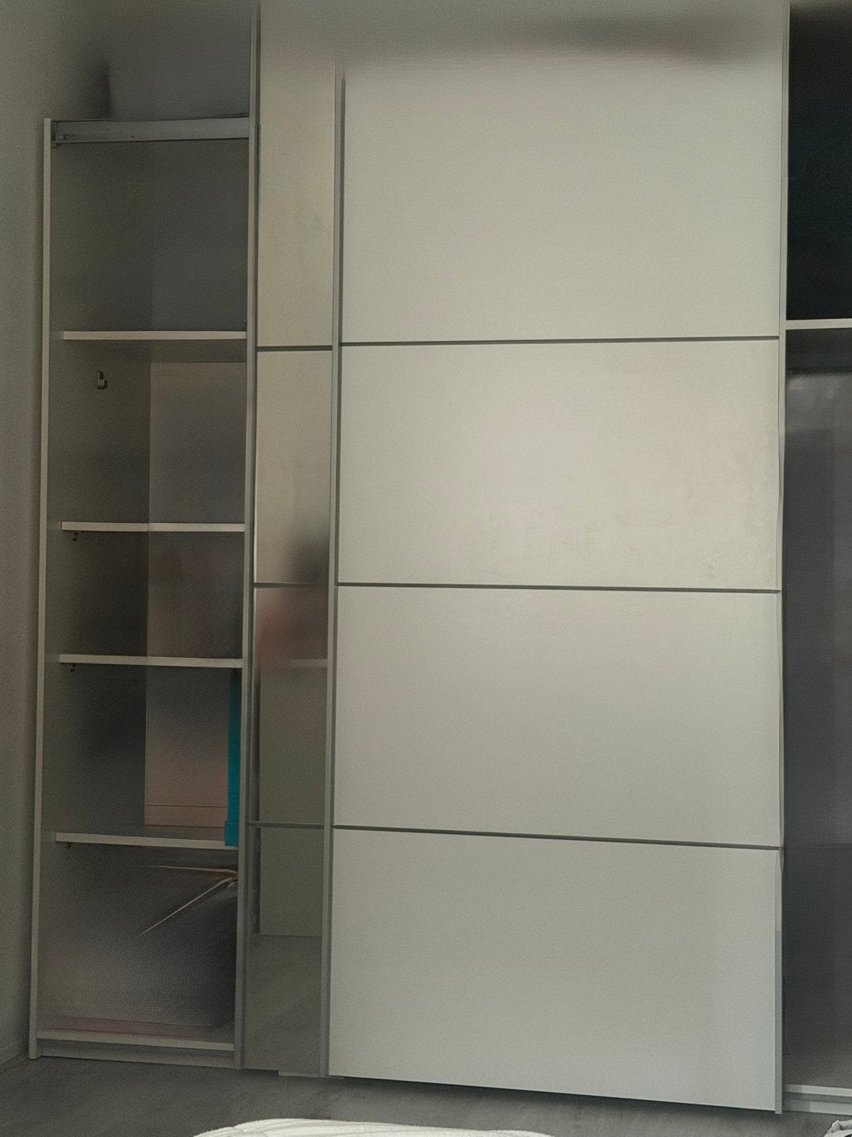 Kleding kast wit, Ophalen, Zo goed als nieuw, 50 tot 75 cm, 150 tot 200 cm