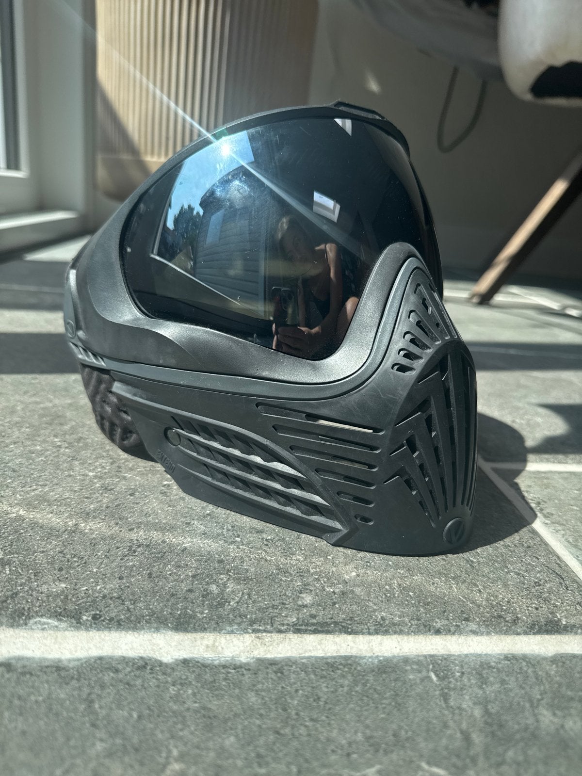 Vio Virtue Paintballmasker met Donkere Spiegellens, Ophalen of Verzenden, Gebruikt