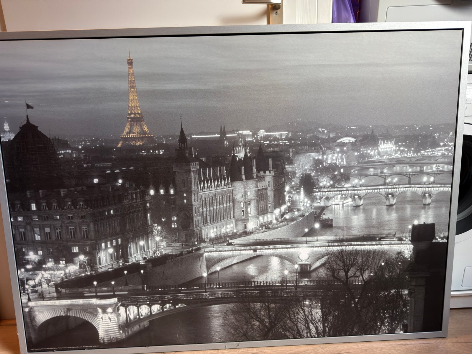IKEA Canvas Parijs met lijst - VILSNHULT, Ophalen, Gebruikt, 125 cm of meer, Print