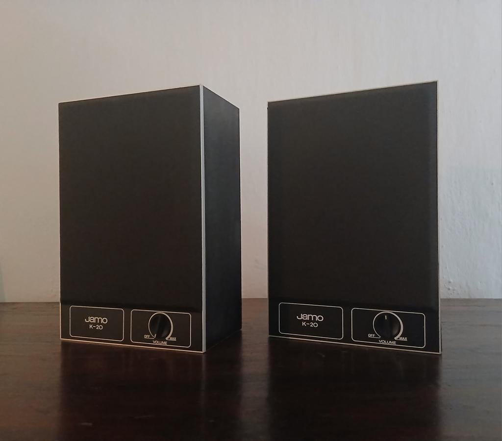 Mooie zeldzame vintage JAMO K-20 speakers nieuwstaat, Audio, Tv en Foto, Luidsprekers, Verzenden, Zo goed als nieuw, 60 tot 120 watt