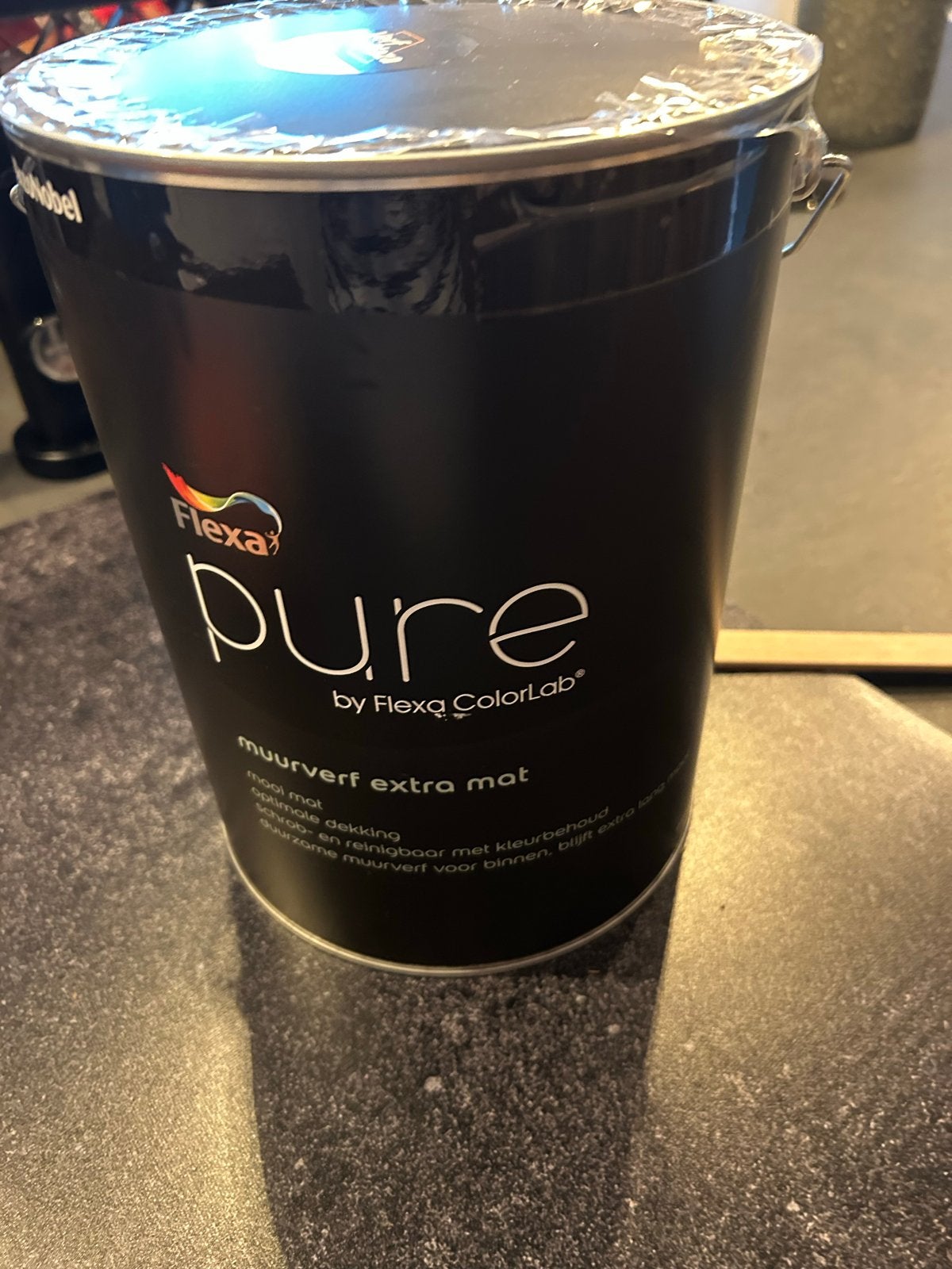 Flexa Pure Muurverf Extra Mat - Neutral Tempo 5L, 5 tot 10 liter, Beige, Nieuw, Ophalen of Verzenden