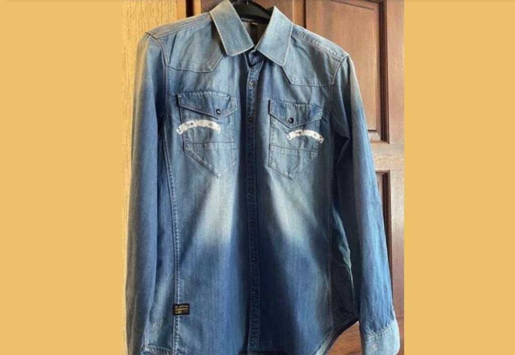 Nieuwe G-Star jeans blouse Essential Tacoma maat M, Verzenden, Nieuw, Blauw, Halswijdte 39/40 (M)