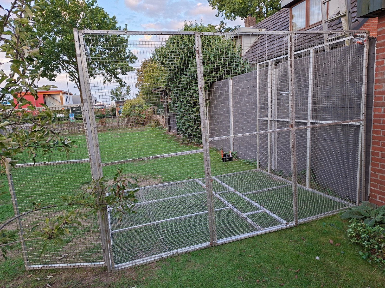 Foto 2 van voillere duivenren vogels parkieten kattenverblijf