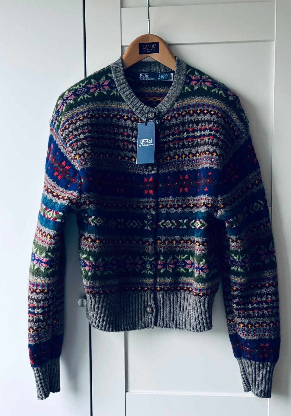 Ralph Lauren vest fair Isle maat S, Kleding | Dames, Truien en Vesten, Verzenden, Nieuw, Maat 38/40 (M), Blauw