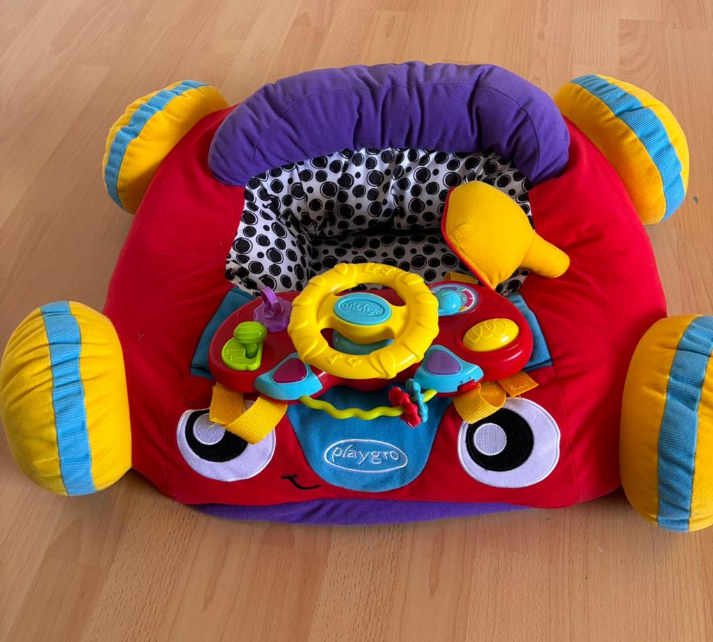 Playgro muzikale auto zitkussen, Ophalen, Zo goed als nieuw, Overige typen