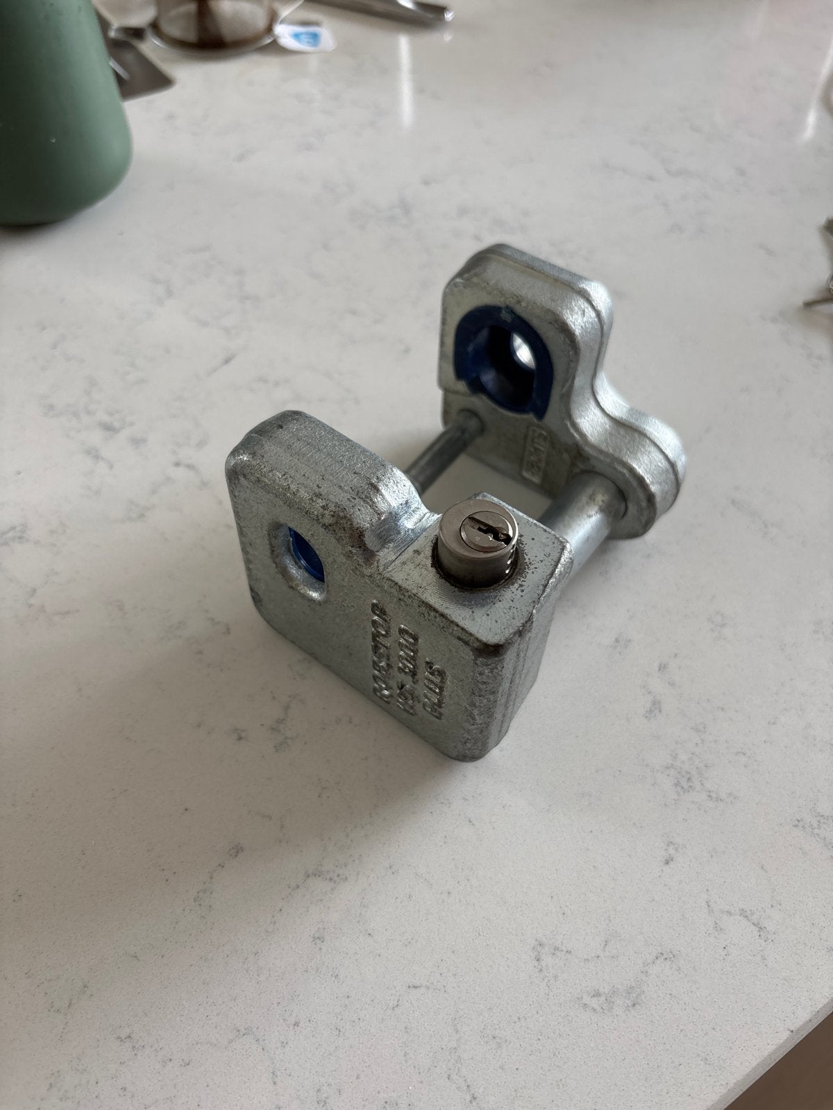 Disselslot Robstop WS 3000 Plus - Beveilig uw caravan!, Caravans en Kamperen, Ophalen of Verzenden, Gebruikt
