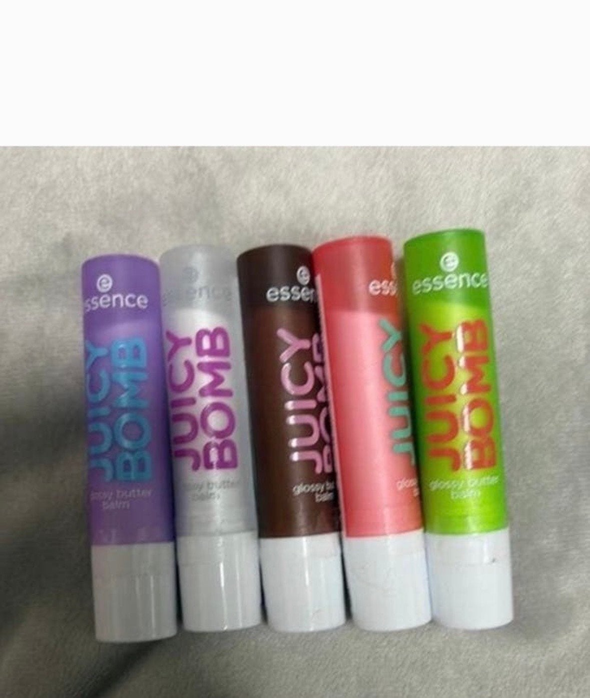 Essence Juicy Bomb Lipgloss Set - 5 Stuks, Sieraden, Tassen en Uiterlijk, Uiterlijk | Cosmetica en Make-up, Verzenden, Nieuw, Make-up