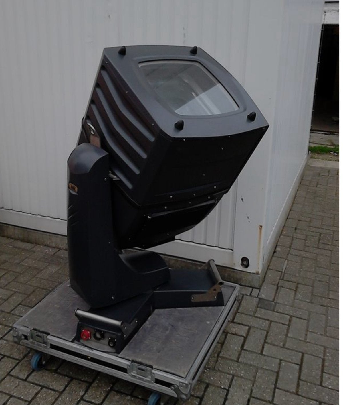 Sky tracer beam multicolor in flightcase biglite, Ophalen, Zo goed als nieuw, Licht