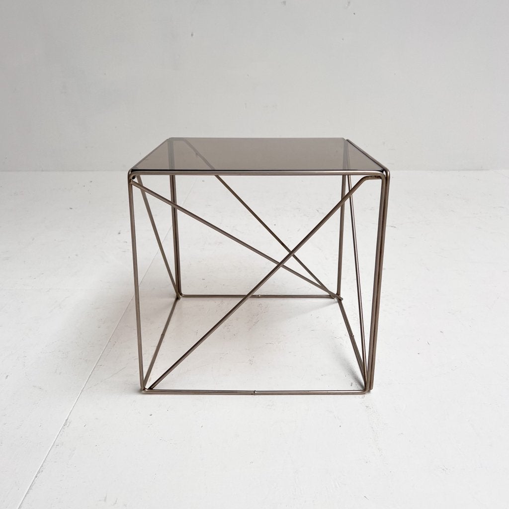 Geometrische Isocele Bijzettafel Van Max Sauce, 1960’s, Minder dan 45 cm, Minder dan 55 cm, Gebruikt, Design