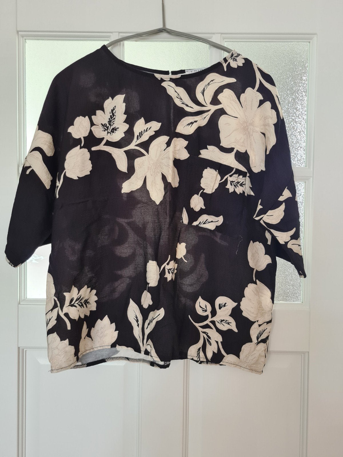 Enjoy blouse, Zwart, Maat 46/48 (XL) of groter, Enjoy, Nieuw