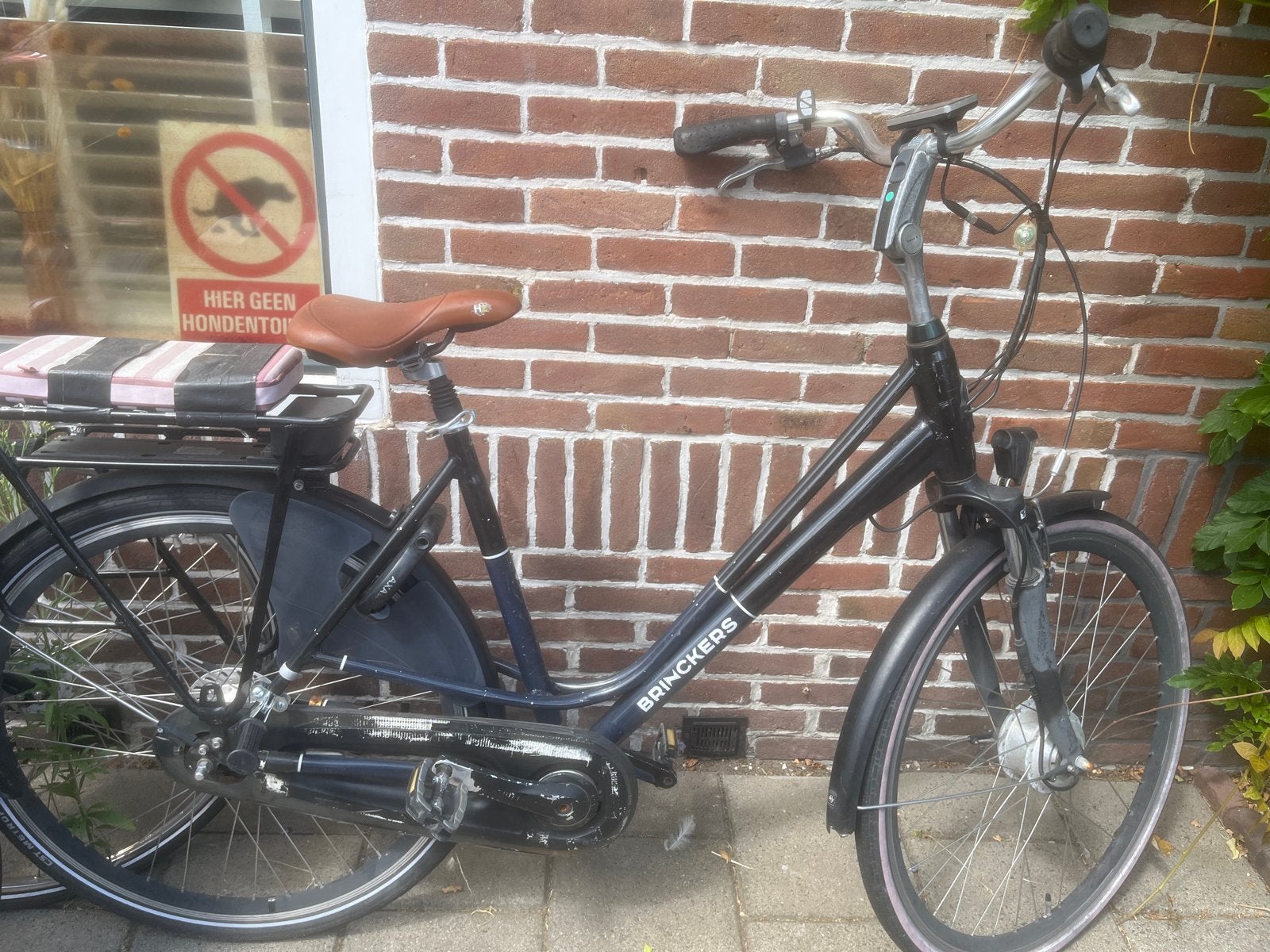 Brinckers elektrische fiets met defecte accu, Minder dan 30 km per accu, Gebruikt, Ophalen of Verzenden, Brinckers