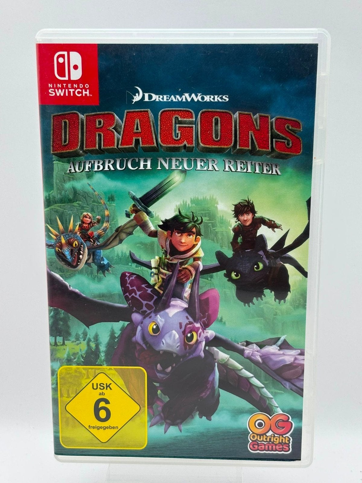 Dragons Dawn Of New Riders  Switch  (duits hoes), Avontuur en Actie, 1 speler, Ophalen of Verzenden, Zo goed als nieuw