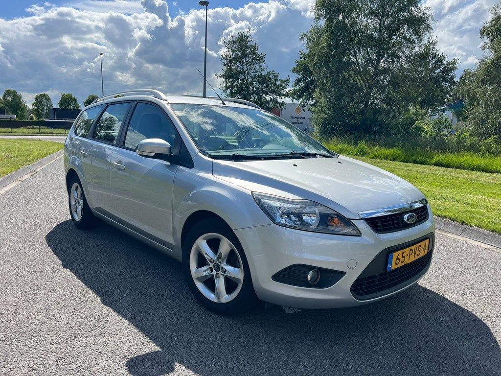 Ford FOCUS Wagon 1.6 Comfort cruise, airco, lmv (bj 2011), Auto's, Gebruikt, Zwart, 4 cilinders, 635 kg