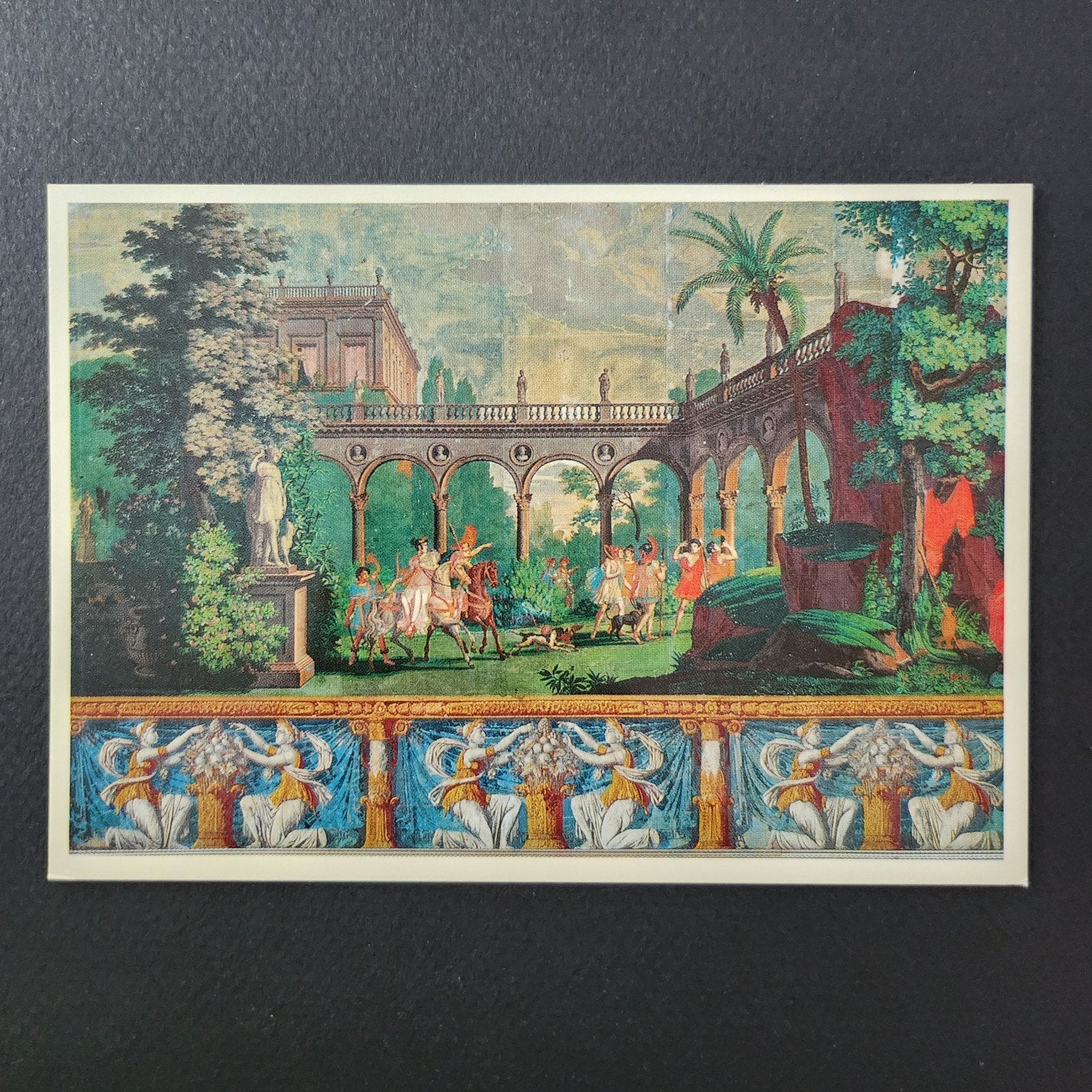 Kaart Wandtapijt Altonaer Museum Hamburg, Ophalen of Verzenden, 1980 tot heden, Ongelopen, Duitsland