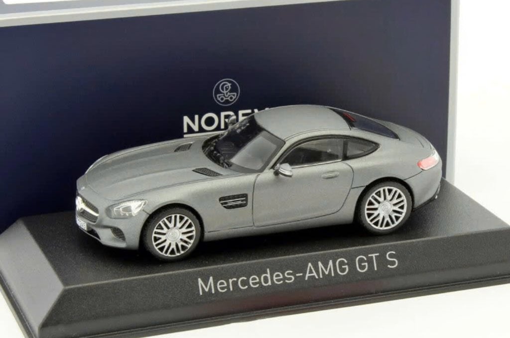 Mercedes AMG GT S 2015 Mat Grijs 1/43 NOREV ref: 351350, Hobby en Vrije tijd, Verzenden, Nieuw, Auto, Norev