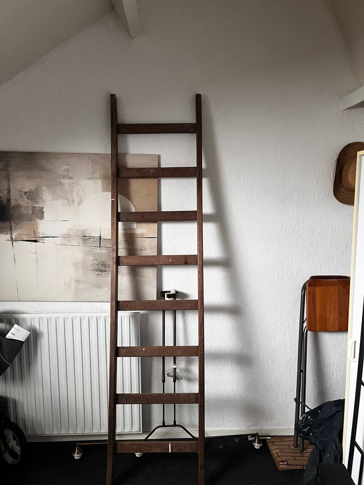 Houten decoratieve ladder, Ophalen, Gebruikt, Ladder, 2 tot 4 meter