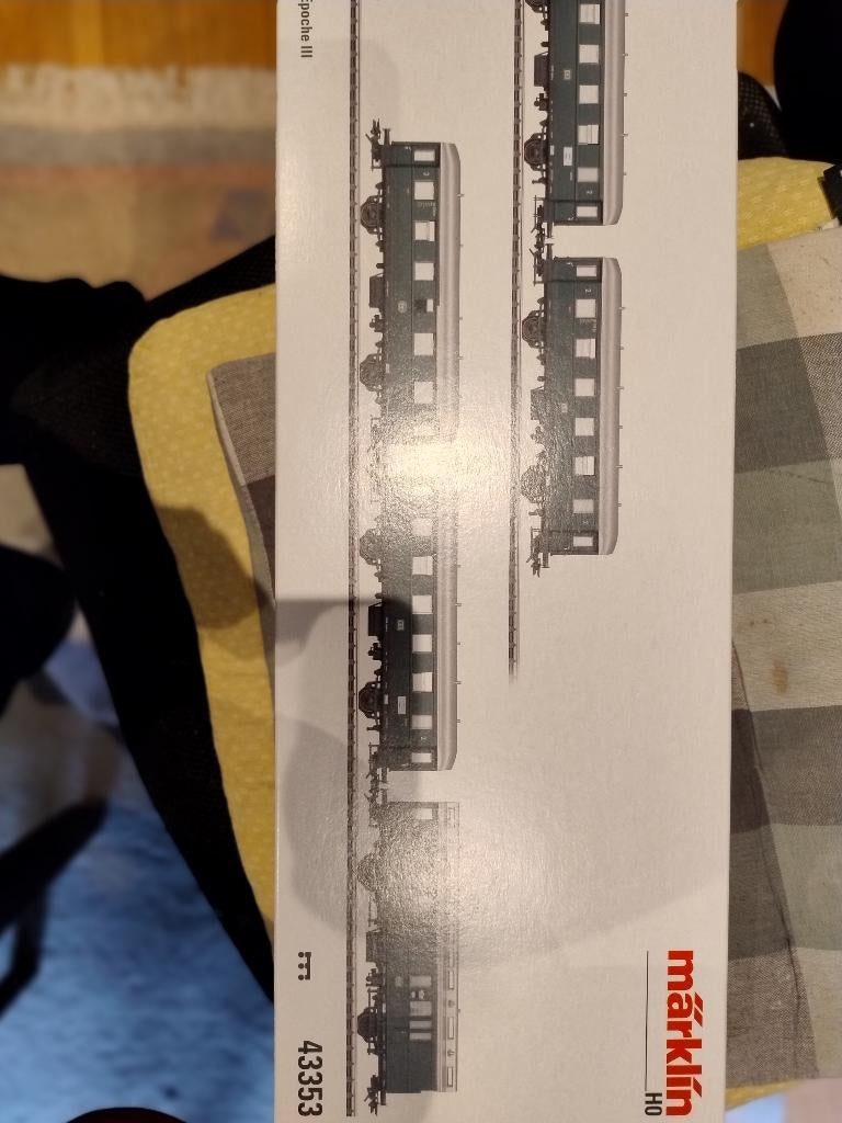 Marklin 43353 Reisezugwagen-Set DB nieuw, Hobby en Vrije tijd, Ophalen, Wisselstroom, Märklin, Nieuw
