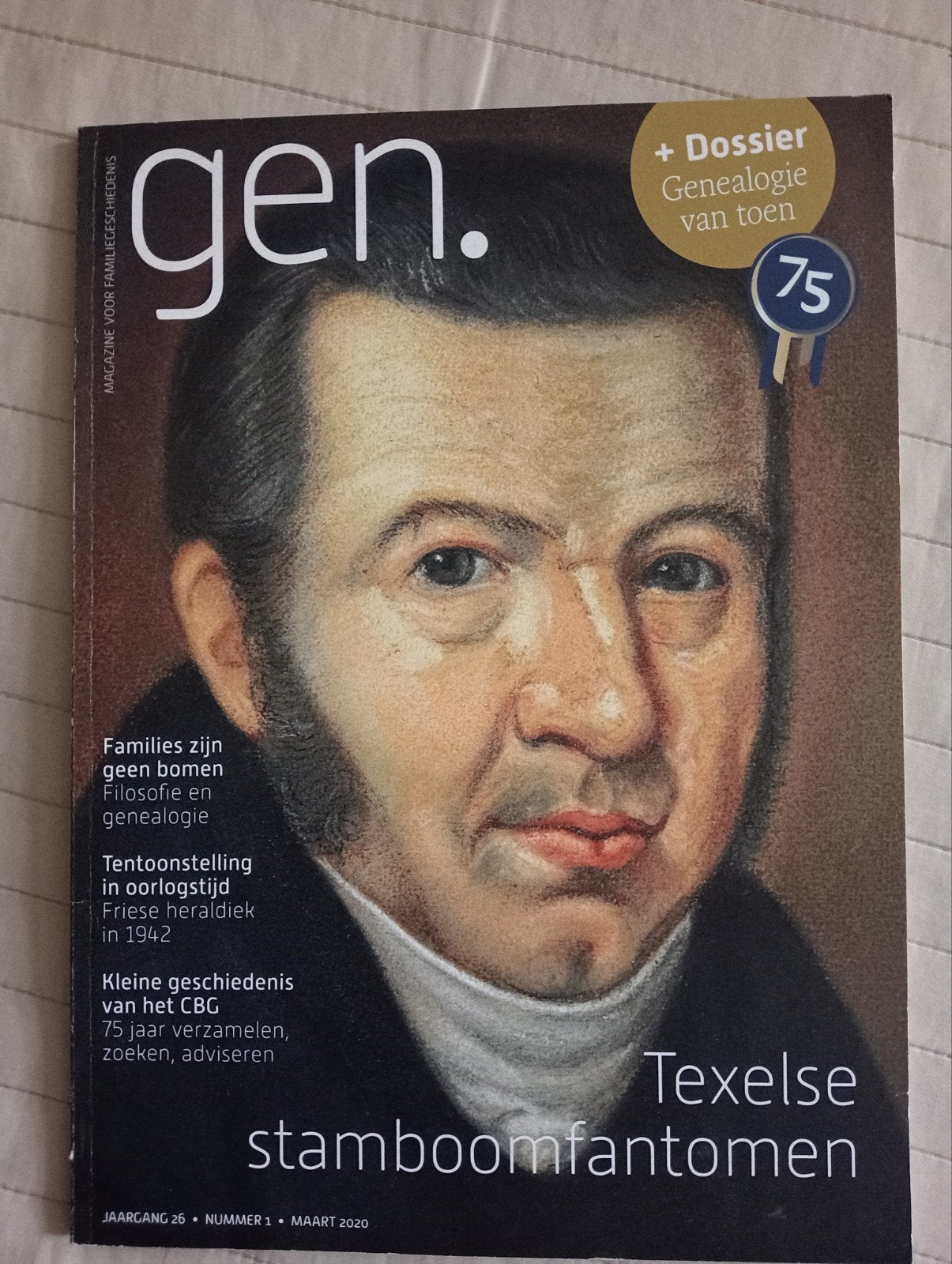 Gen. Magazine voor Familiegeschiedenis - Maart 2020, Boeken, Ophalen of Verzenden, Gelezen, Overige typen