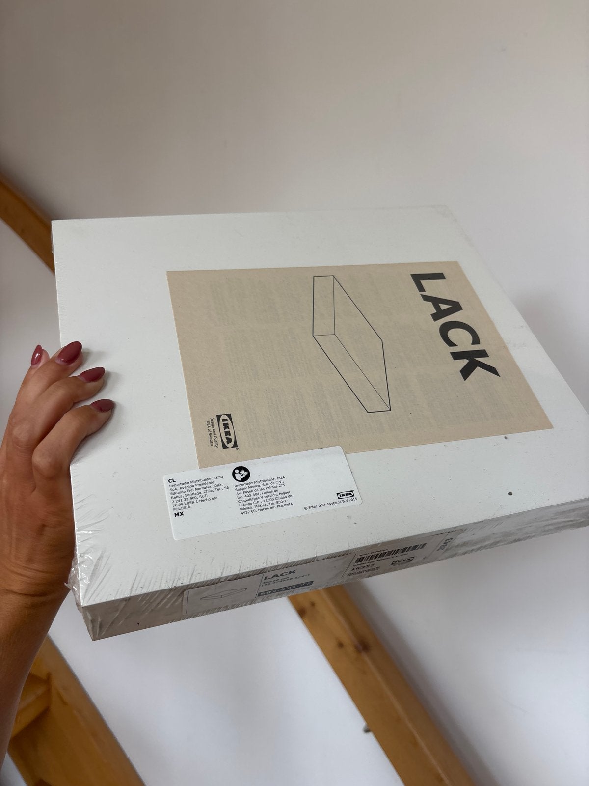 Gloednieuwe witte IKEA LACK plank 30x26 cm, Ophalen, Nieuw