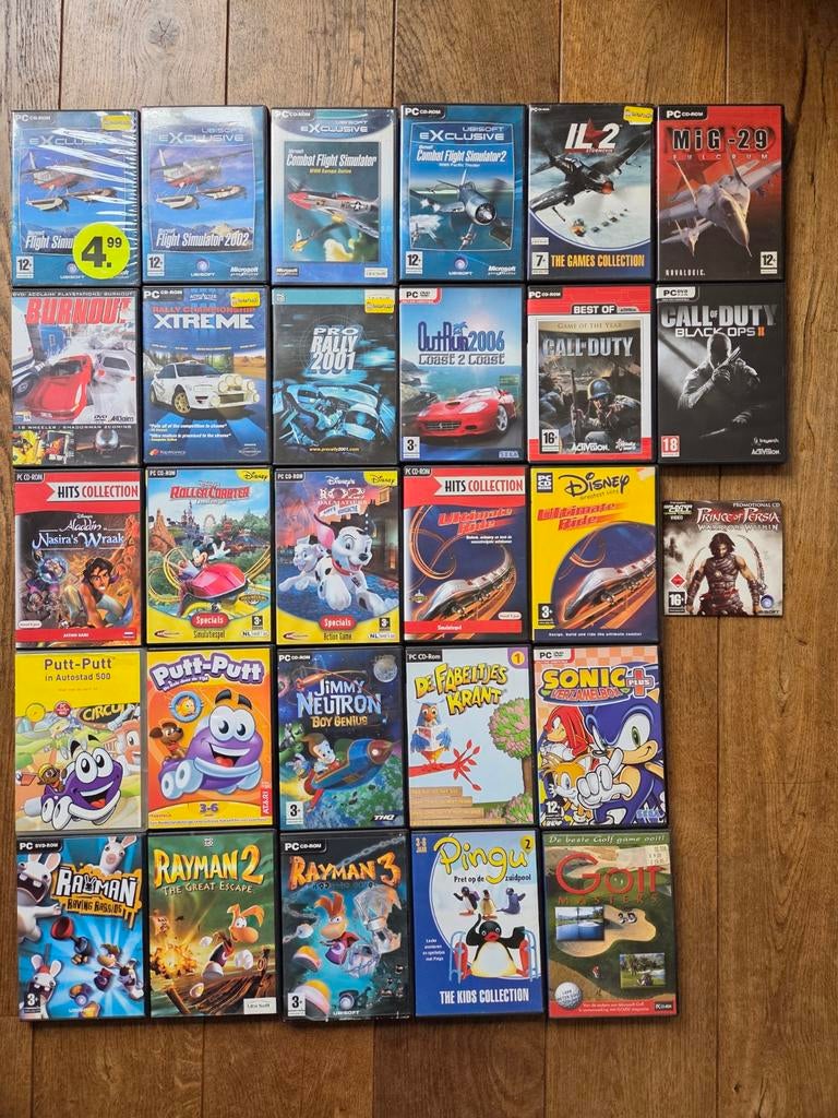 27 games pc + 1 promo, Overige genres, 1 speler, Eén computer, Ophalen of Verzenden